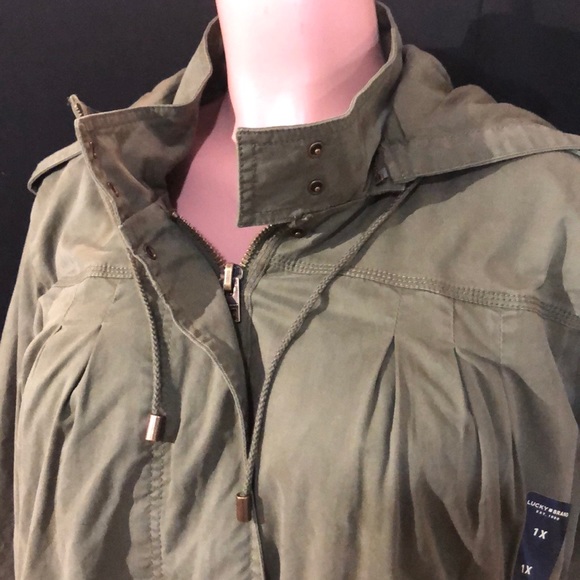 NWT LUCKY BRAND 1X Outerwear Utility Jacket Coat - Picture 4 of 7